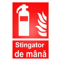  Indicatoare pentru stingator de mana