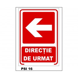 Directie De Urmat Stanga