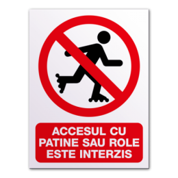 Indicatoare Pentru Interzicere Role