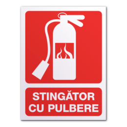 Indicatoare Pentru Stingatoare Cu Pulbere