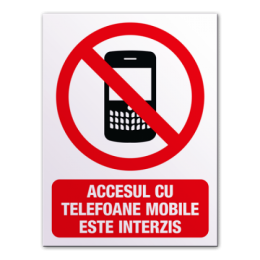 Indicatoare De Interzicere Pentru Telefoane