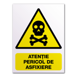 Indicatoare Atentie Pericol De Asfixiere