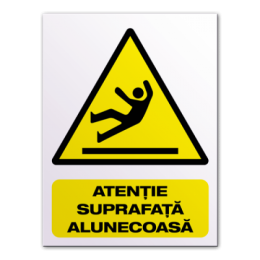 Indicatoare Pentru Atentionare Si Avertizare Alunecare