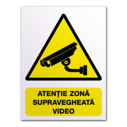 Indicatoare Pentru Avertizare Filmare Video