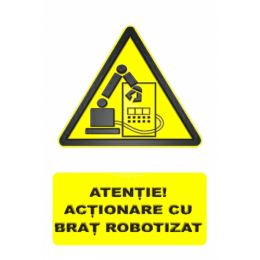 Indicatoare Pentru Utilaje Cu Roboti