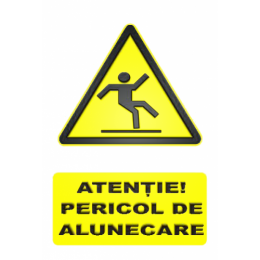 Indicatoare Atentie Pericol De Alunecare