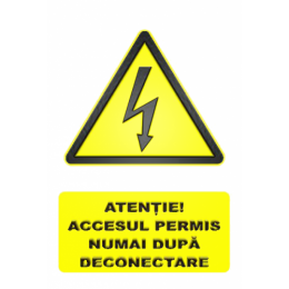 Indicatoare Pentru Deconectarea De La Electricitate