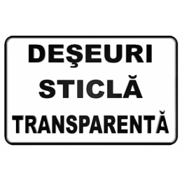 Indicatoare Pentru Deseuri Sticle Transparente