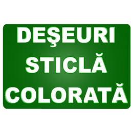 Indicatoare Pentru Deseuri Sticla Colorata