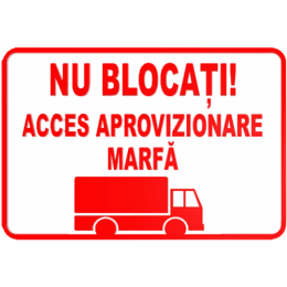 Indicatoare Pentru Aprovizionare Marfa