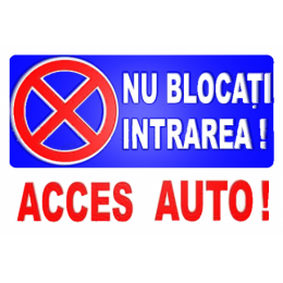 Indicatoare Pentru Parcari Si Acces Auto