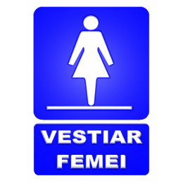 Indicatoare Pentru Vestiar Femei