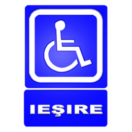 Indicatoare Pentru Iesire Persoane Cu Dizabilitati