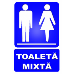 Indicatoare Pentru Toalete Mixte