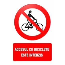 Indicatoare Pentru Interzicerea Biciclisti