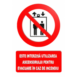 Indicatoare Pentru Interzicerea Liftului