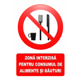 Indicatoare Pentru Interzicerea Alimentelor Si Bauturi