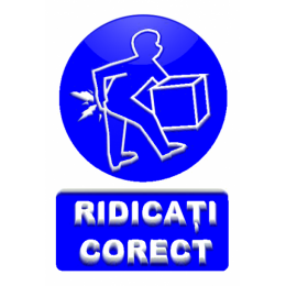 Indicatoare Pentru Ridicarea Corecta